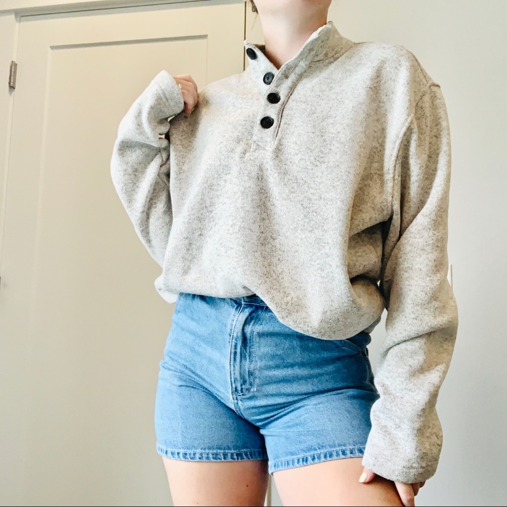 Sold ❤️Mens St.Johns Bay pull over sweater with buttons